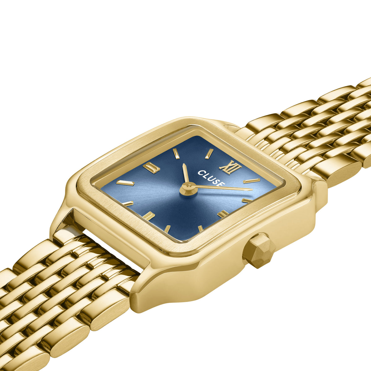CLUSE Gracieuse Petite Double Steel Gold/Kyanite Blue