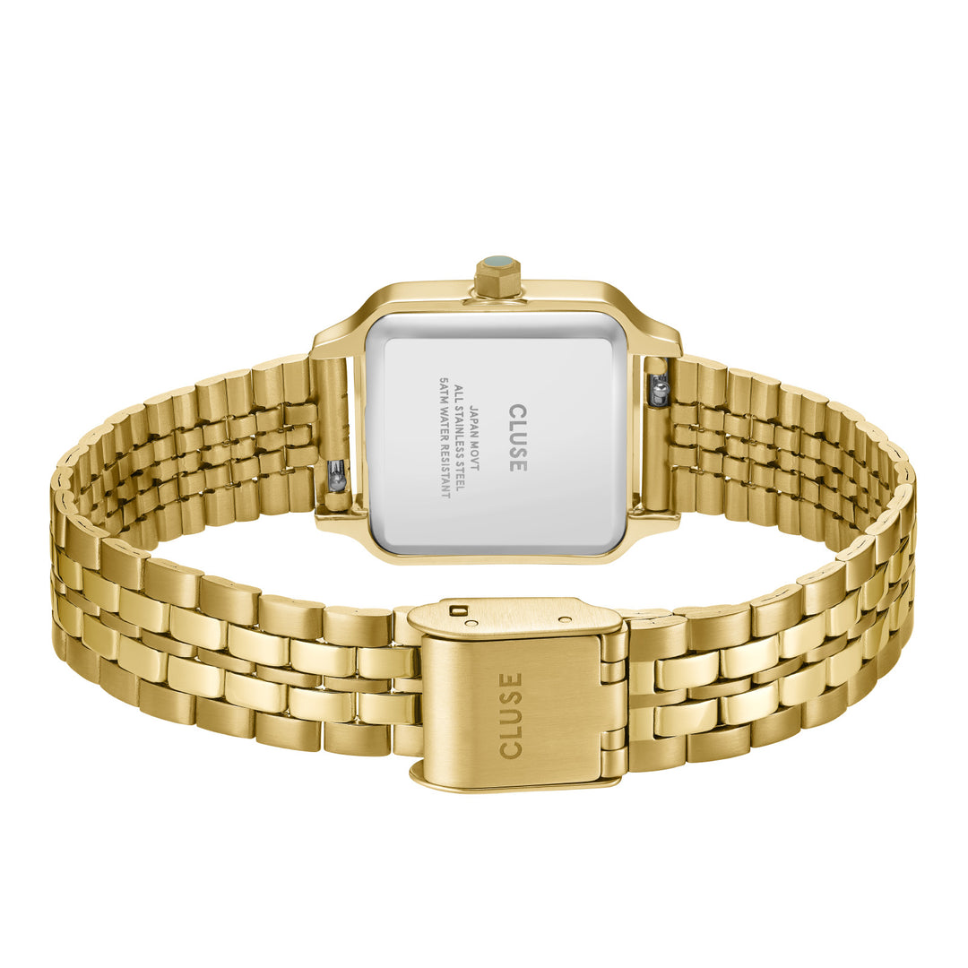 CLUSE Gracieuse Petite Watch Sage Green/Gold Link