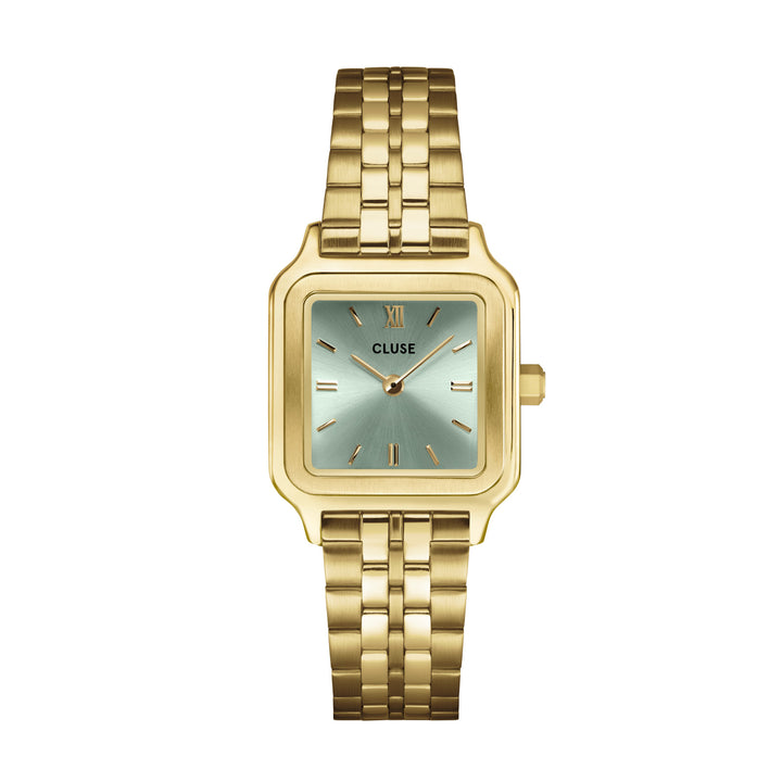 CLUSE Gracieuse Petite Watch Sage Green/Gold Link