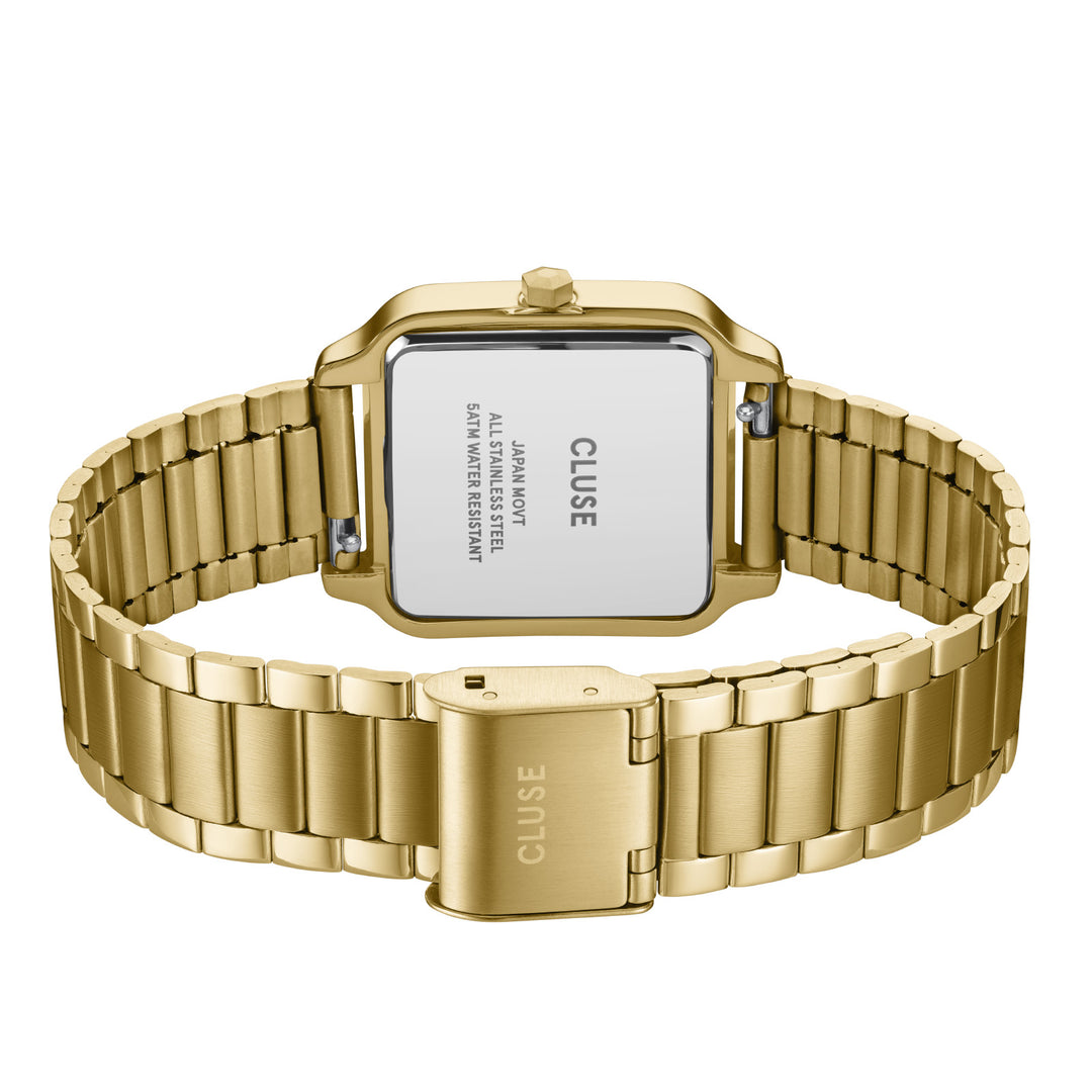 CLUSE Gracieuse Sunray Textured Gold/Gold Link Watch CW11911