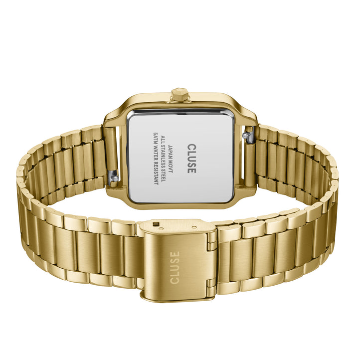CLUSE Gracieuse Sunray Textured Gold/Gold Link Watch CW11911