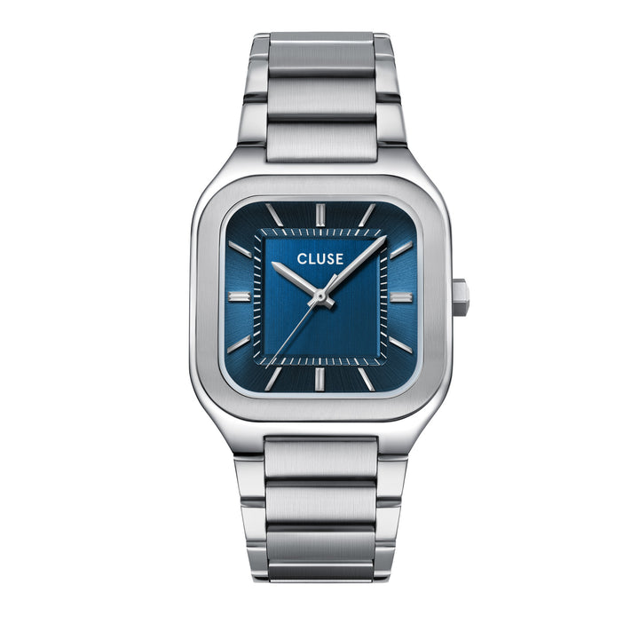 CLUSE Quadrus Blue/Steel Watch CW25701