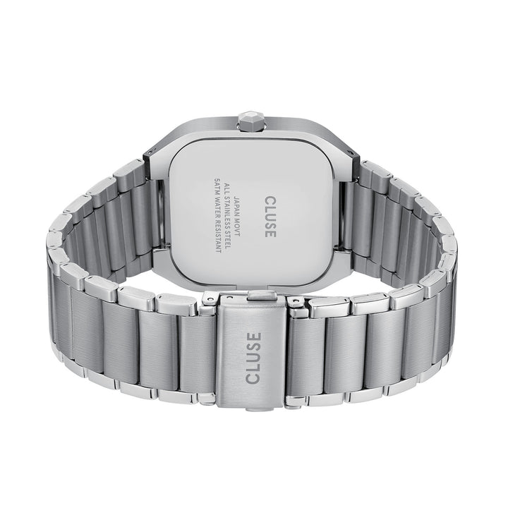 CLUSE Quadrus Green/Steel Watch CW25702