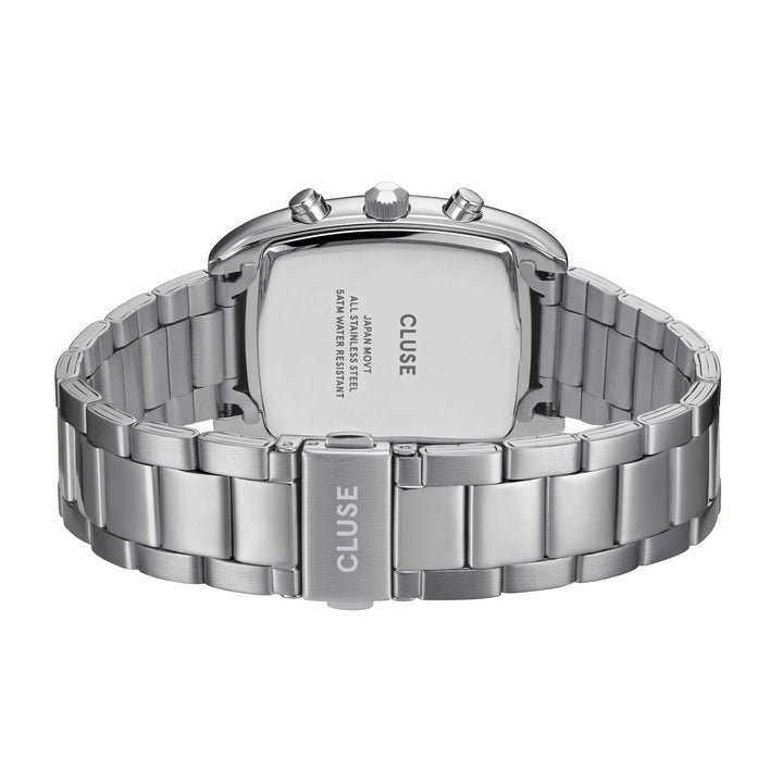CLUSE Quartaut Chrono Green/Silver Link