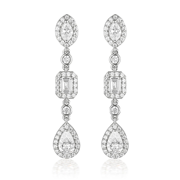 SUMMER SORBET PINA COLADA EARRINGS SILVER