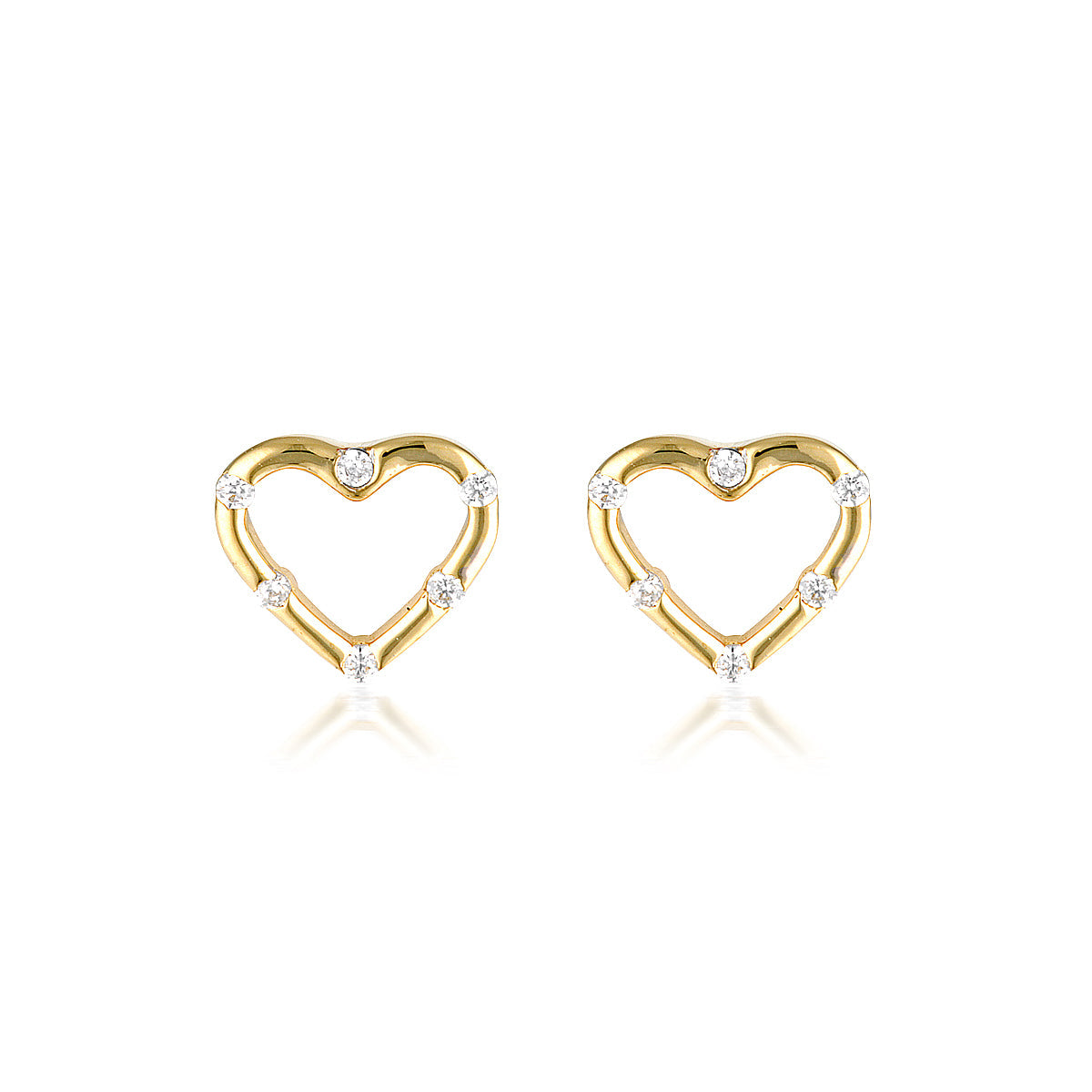 Georgini SUMMER SORBET VANILLA VINE EARRINGS SMALL SILVER