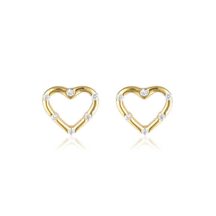 Georgini SUMMER SORBET VANILLA VINE EARRINGS SMALL SILVER