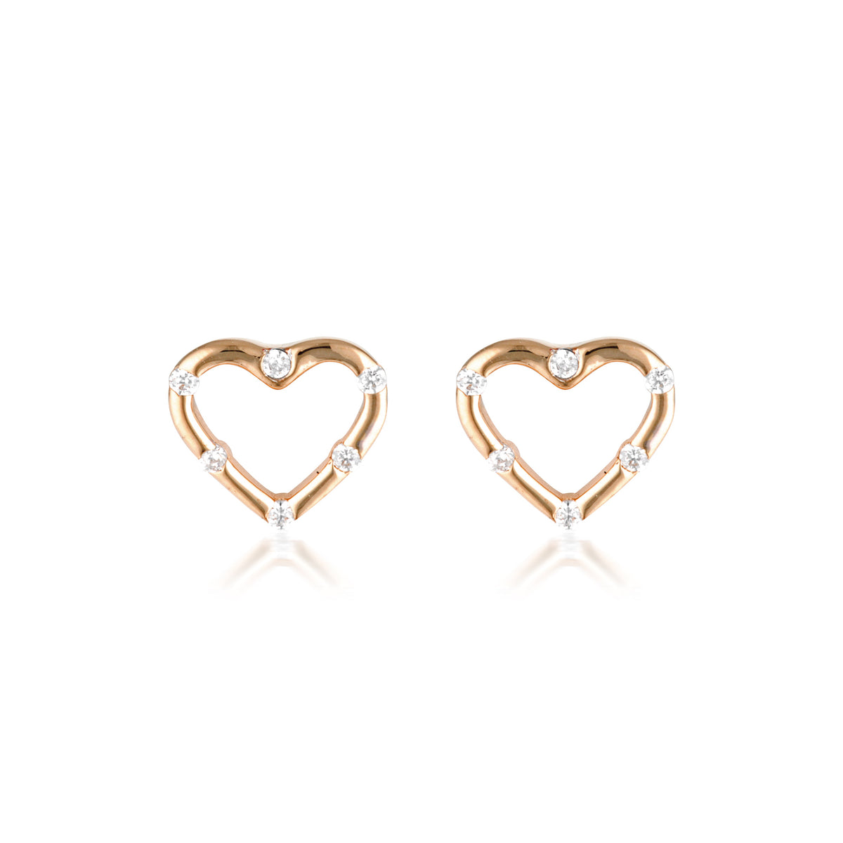 SUMMER SORBET CANDY CUPID EARRINGS ROSE GOLD