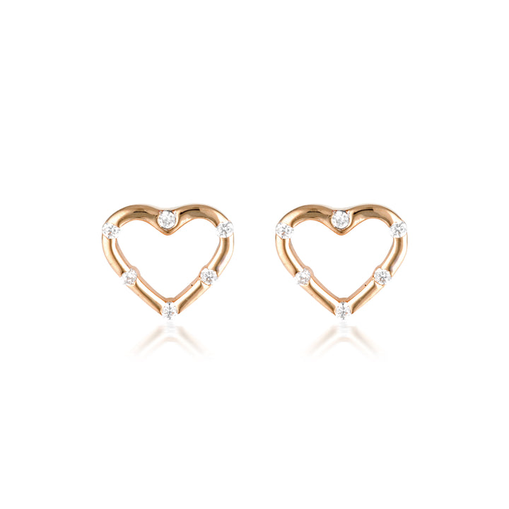 SUMMER SORBET CANDY CUPID EARRINGS ROSE GOLD