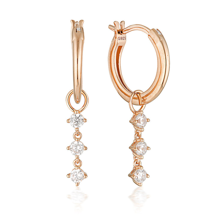 SUMMER SORBET MATCHA MAGIC EARRINGS ROSE GOLD