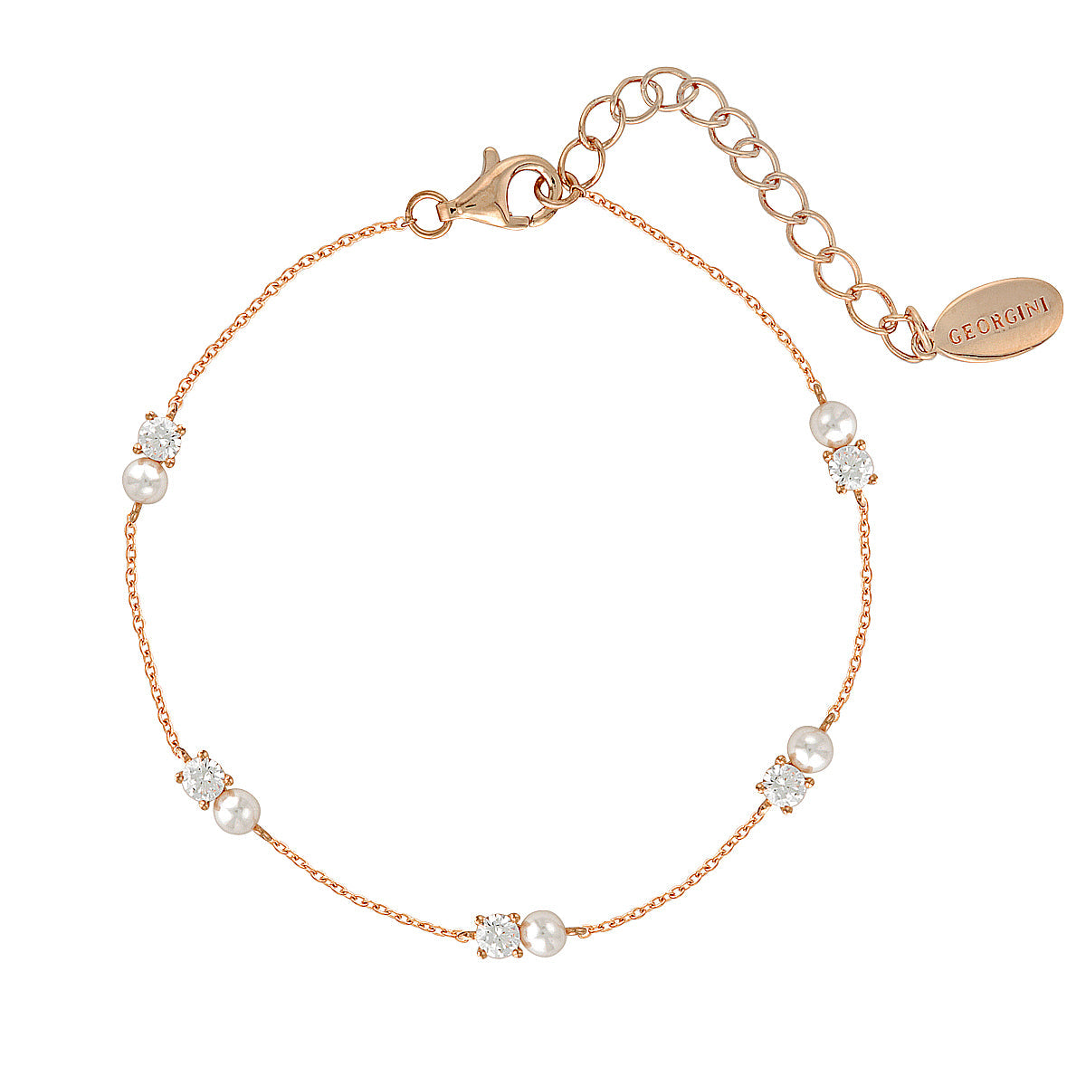 NOEL NIGHTS SNOW DROP BRACELET ROSE GOLD