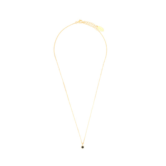 NATURAL SAPPHIRE AND DIAMOND SEPTEMBER PENDANT GOLD