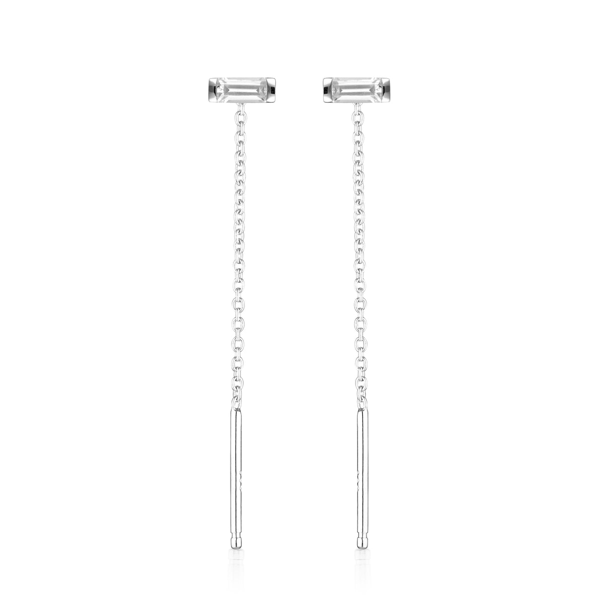 GEORGINI THE LAYERED EDIT TATU EARRING SILVER