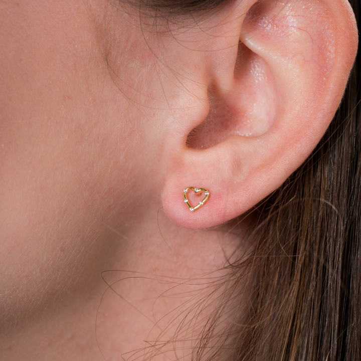 Georgini SUMMER SORBET VANILLA VINE EARRINGS SMALL SILVER