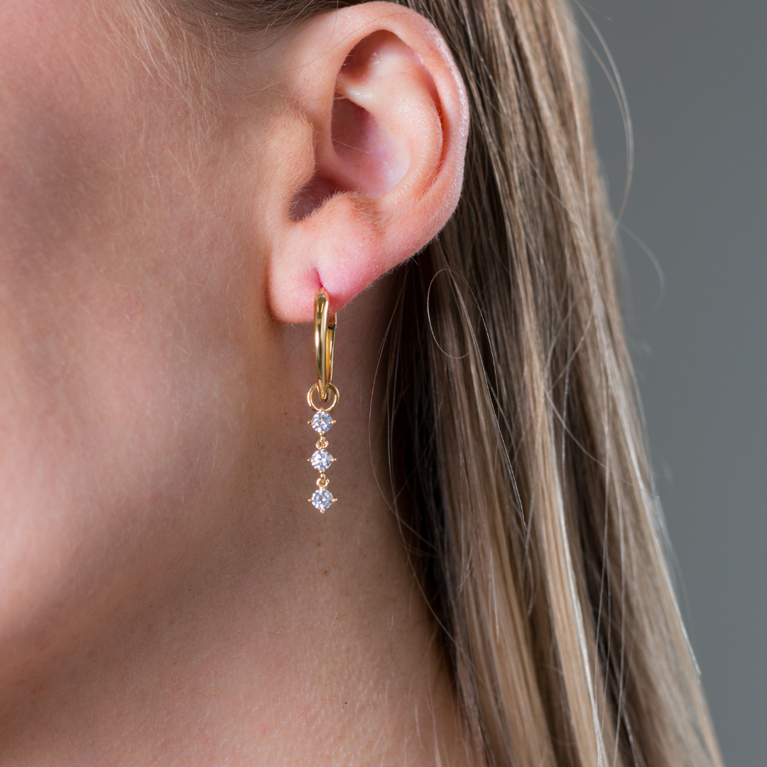 SUMMER SORBET MATCHA MAGIC EARRINGS GOLD