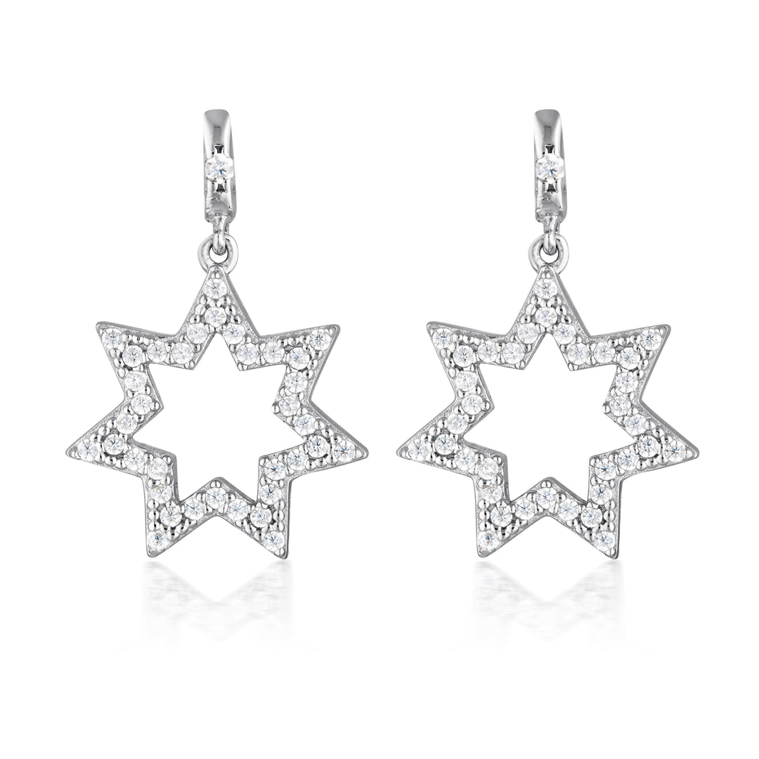 STAR EARRINGS SILVER