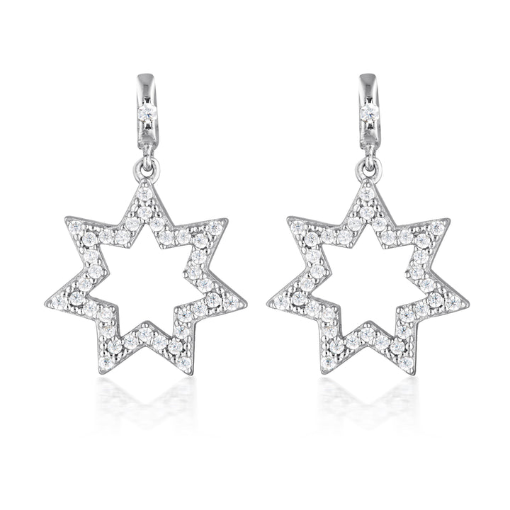 STAR EARRINGS SILVER