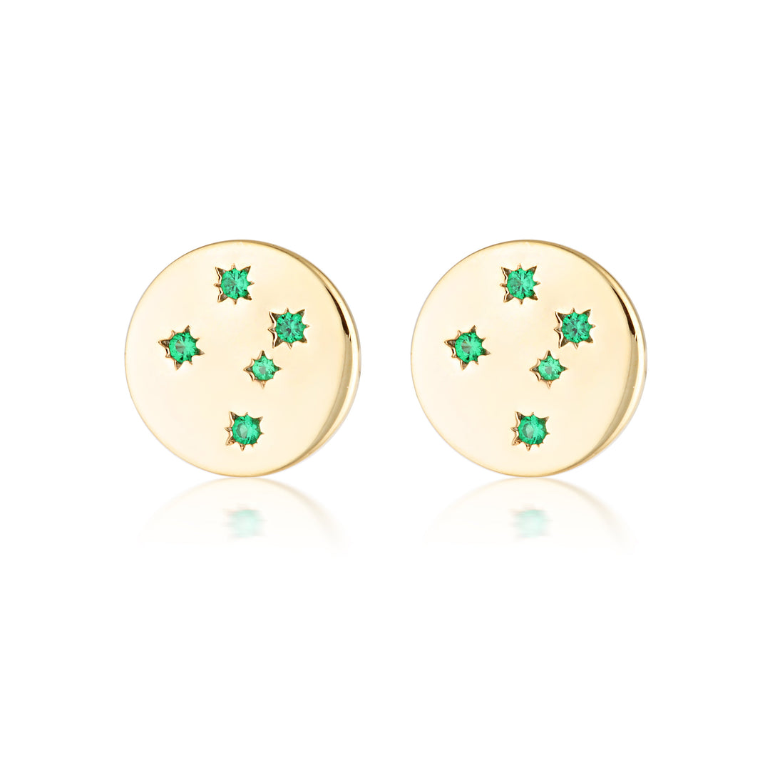 SOUTHERN CROSS EARRINGS GOLD