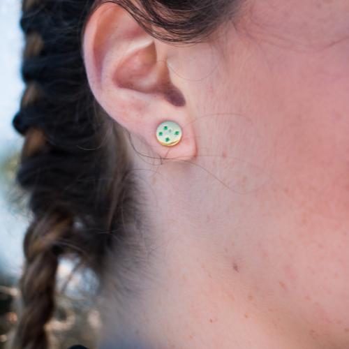 SOUTHERN CROSS EARRINGS GOLD