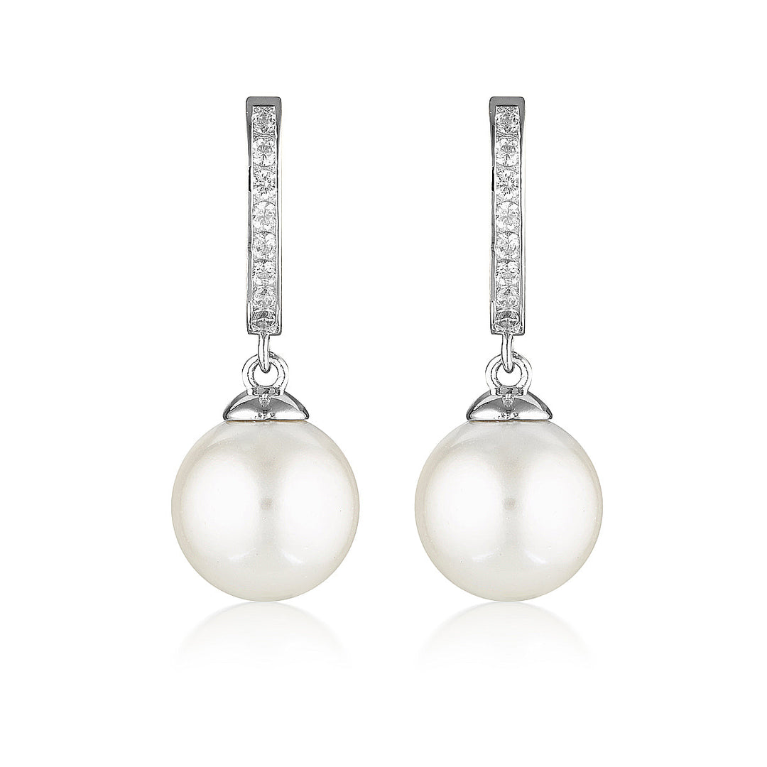 RED CARPET PROMENADE EARRINGS SILVER