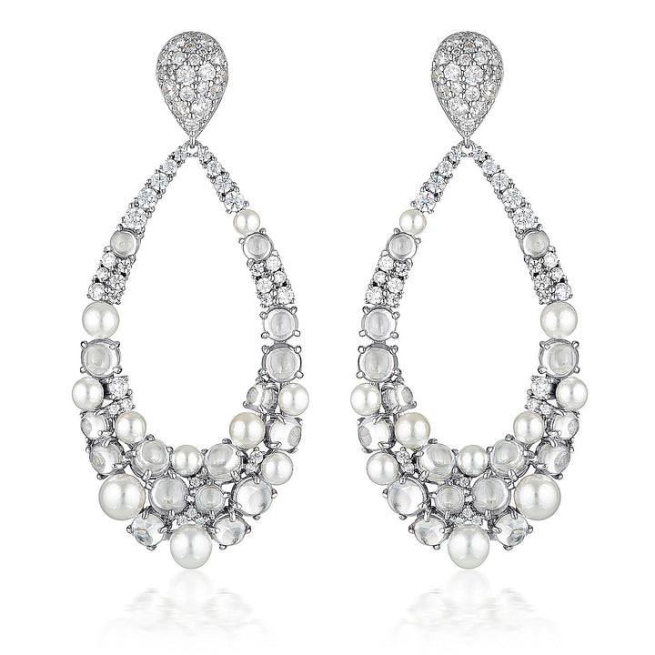 RED CARPET MET EARRINGS SILVER