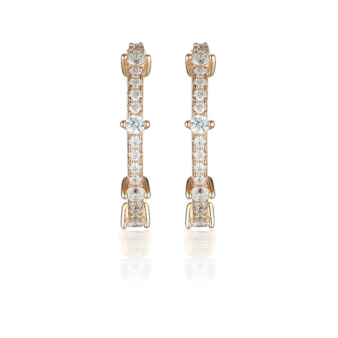 RED CARPET GALA EARRINGS ROSE GOLD