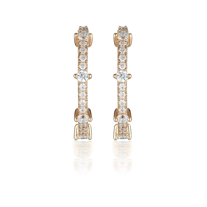 RED CARPET GALA EARRINGS ROSE GOLD