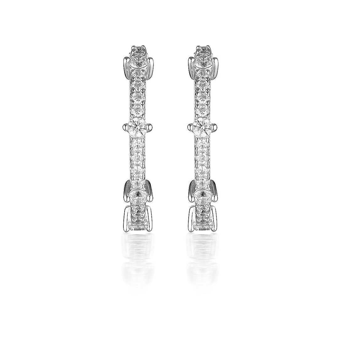RED CARPET GALA EARRINGS SILVER