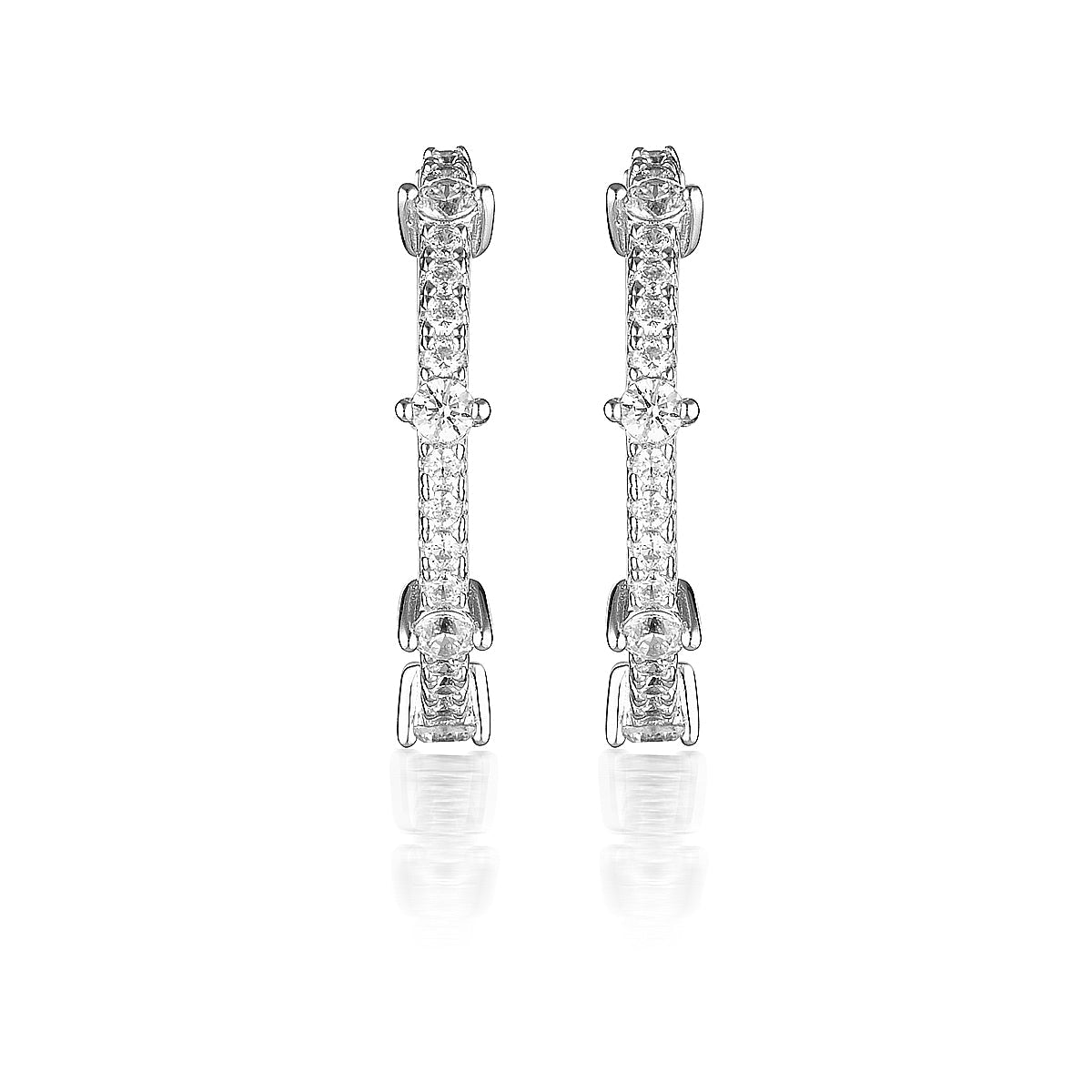 RED CARPET GALA EARRINGS SILVER