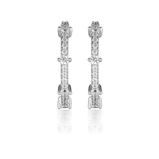 RED CARPET GALA EARRINGS SILVER