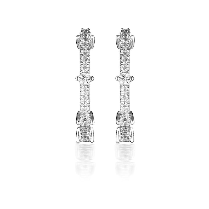 RED CARPET GALA EARRINGS SILVER