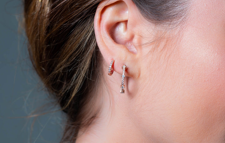 RED CARPET GALA EARRINGS ROSE GOLD