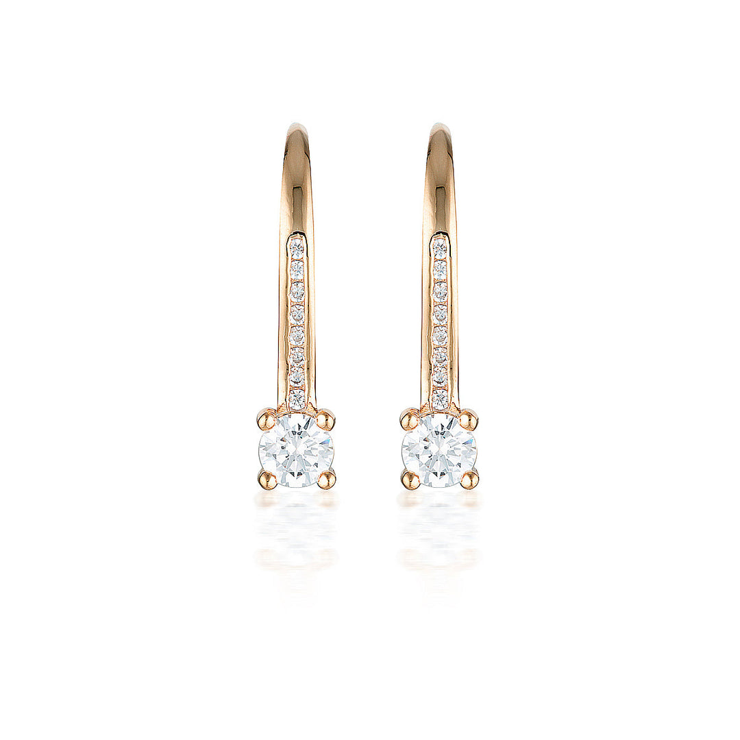 RED CARPET VENICE EARRINGS ROSE GOLD