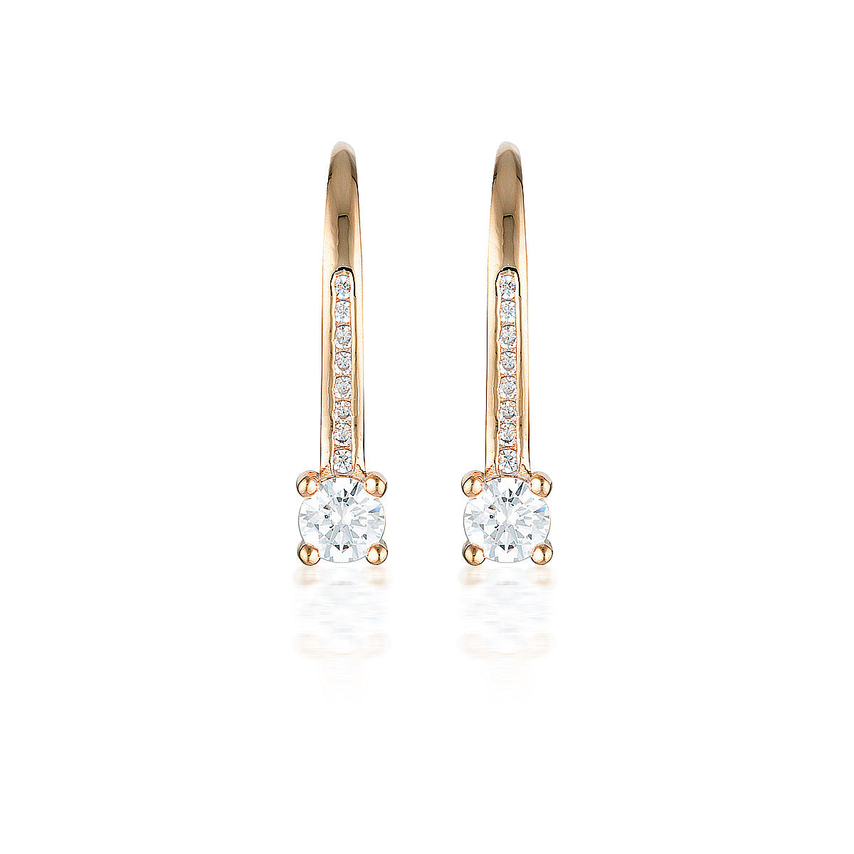 RED CARPET VENICE EARRINGS ROSE GOLD