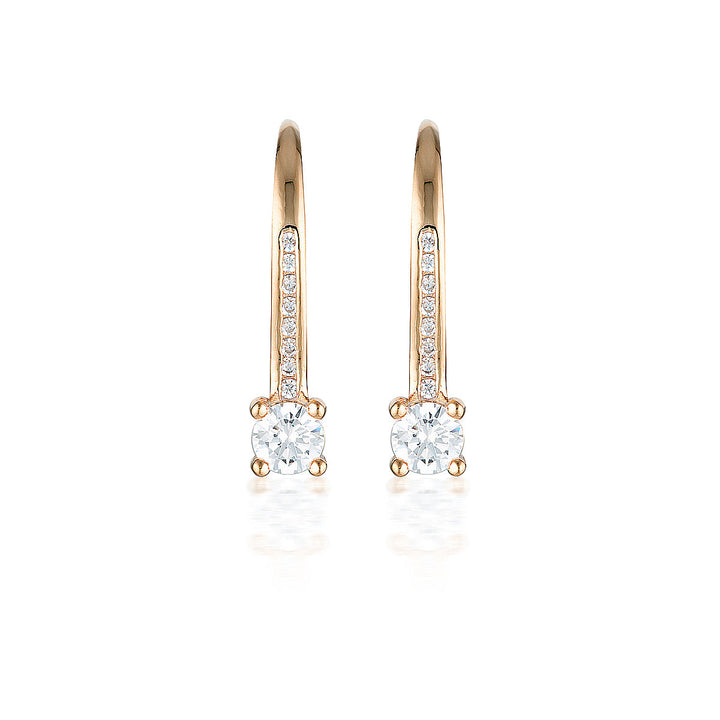 RED CARPET VENICE EARRINGS ROSE GOLD