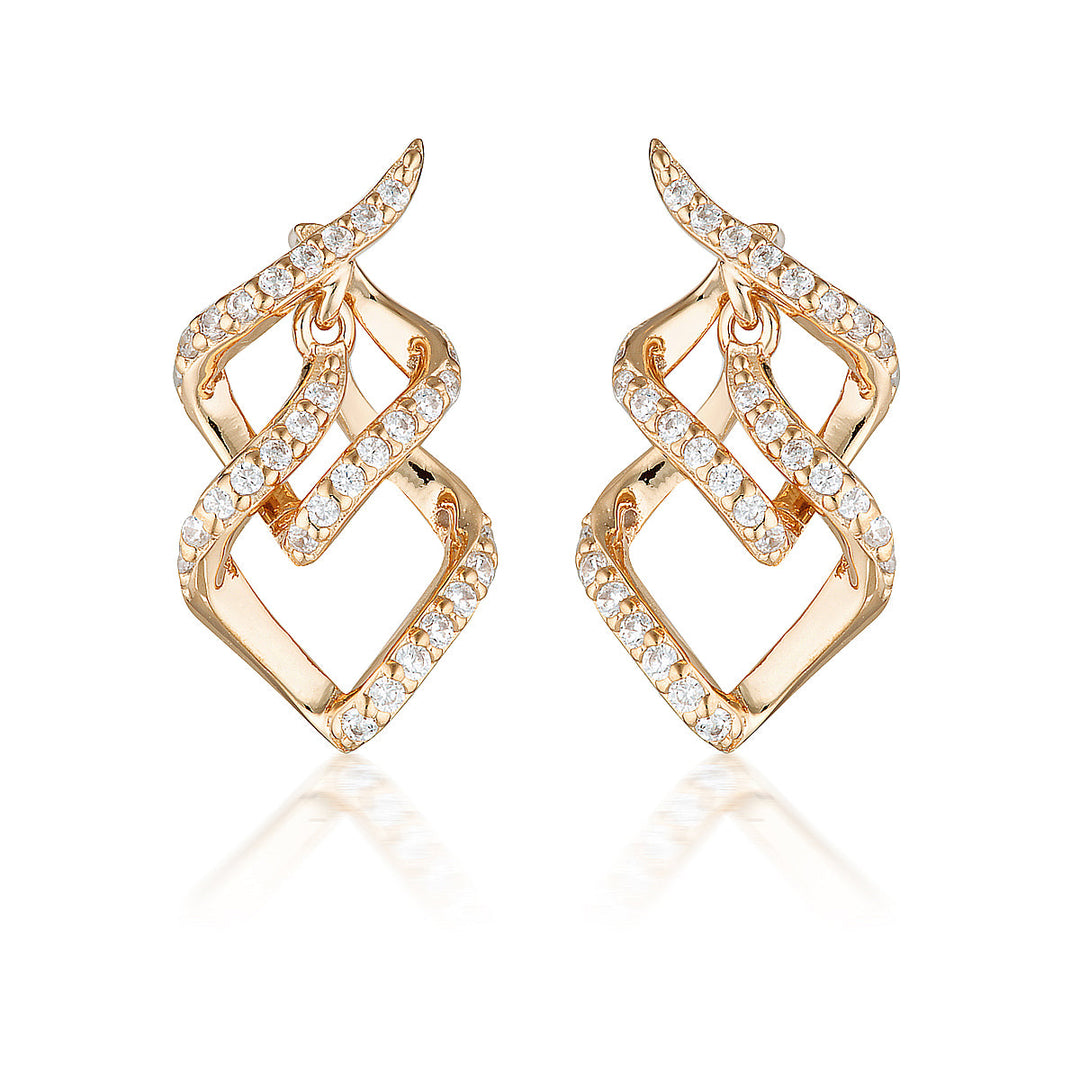 RED CARPET ARIA EARRINGS ROSE GOLD