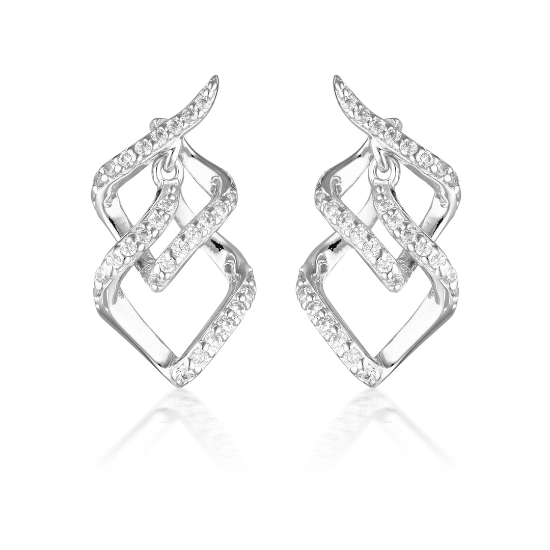 RED CARPET ARIA EARRINGS SILVER