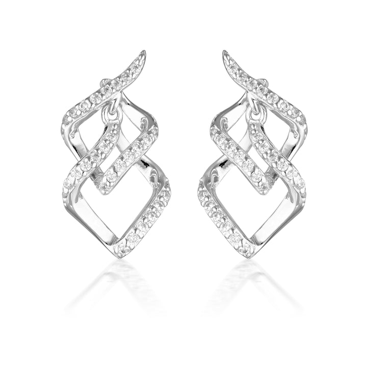 RED CARPET ARIA EARRINGS SILVER