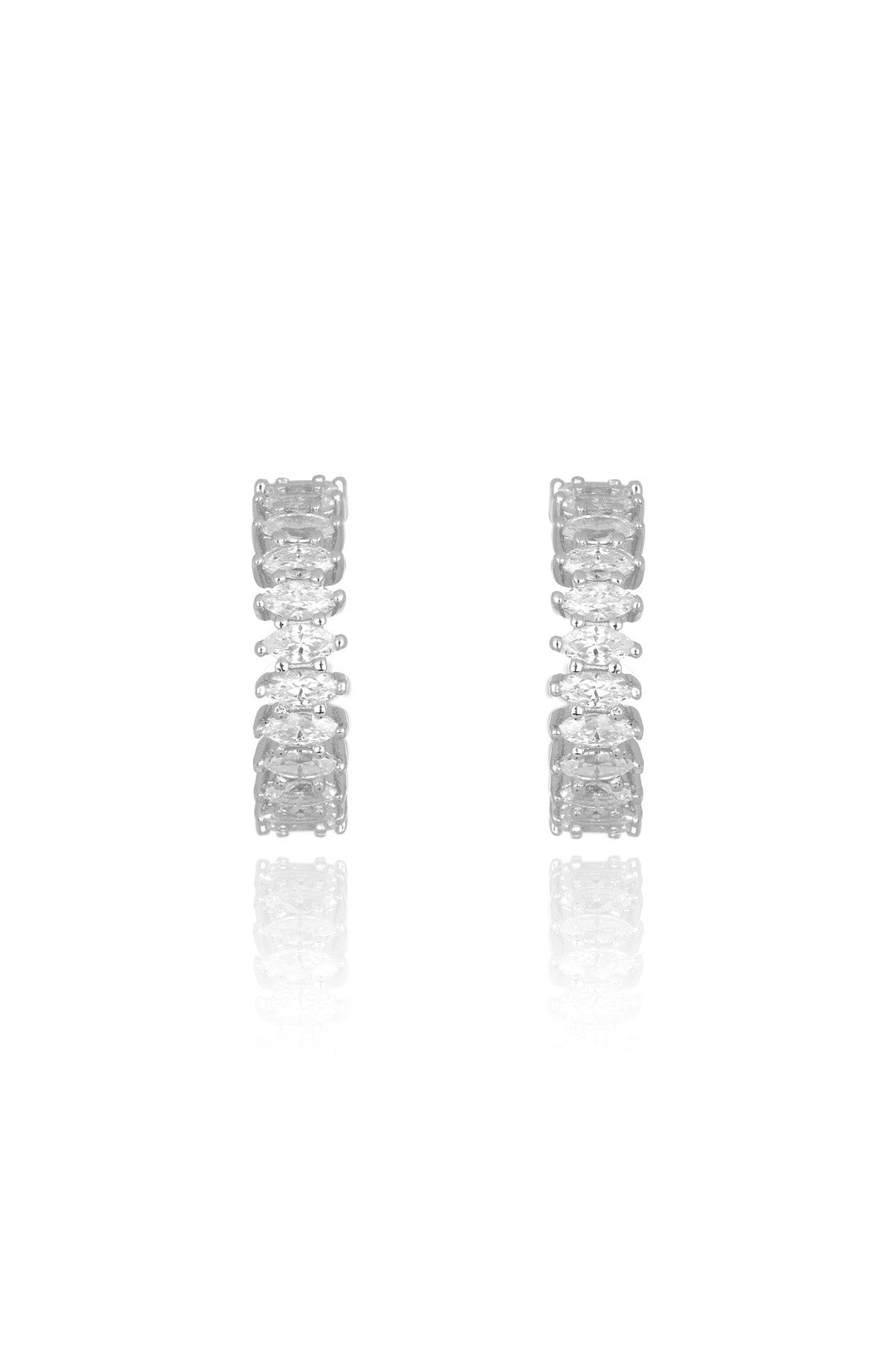 GARLAND EARRINGS SILVER