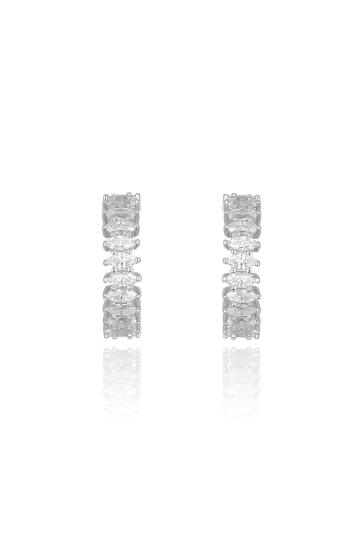 GARLAND EARRINGS SILVER