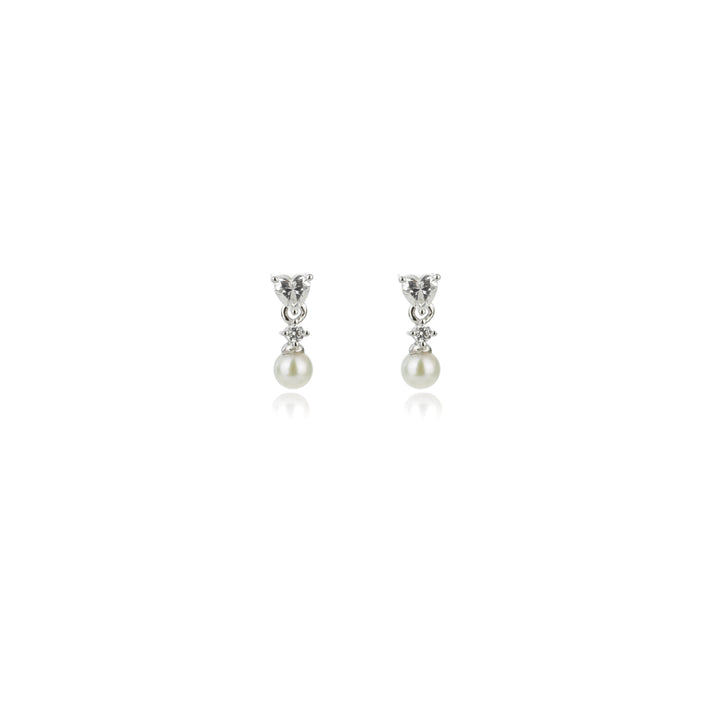 SWEETHEART MINI HEART FRESHWATER PEARL DROPLET PINK