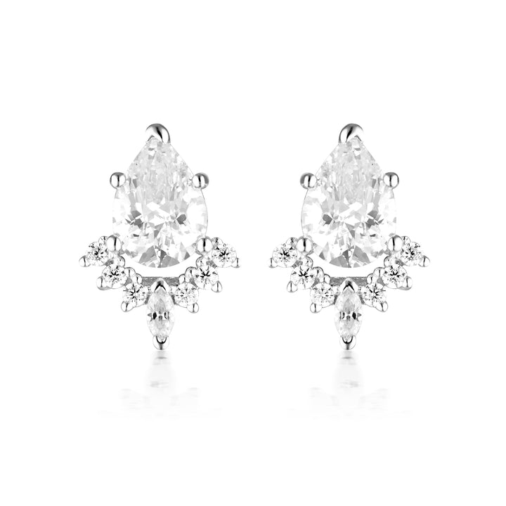 ICONIC BRIDAL PENELOPE EARRING SILVER