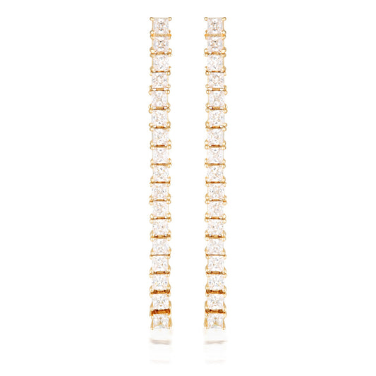 ICONIC BRIDAL VERA EARRINGS GOLD