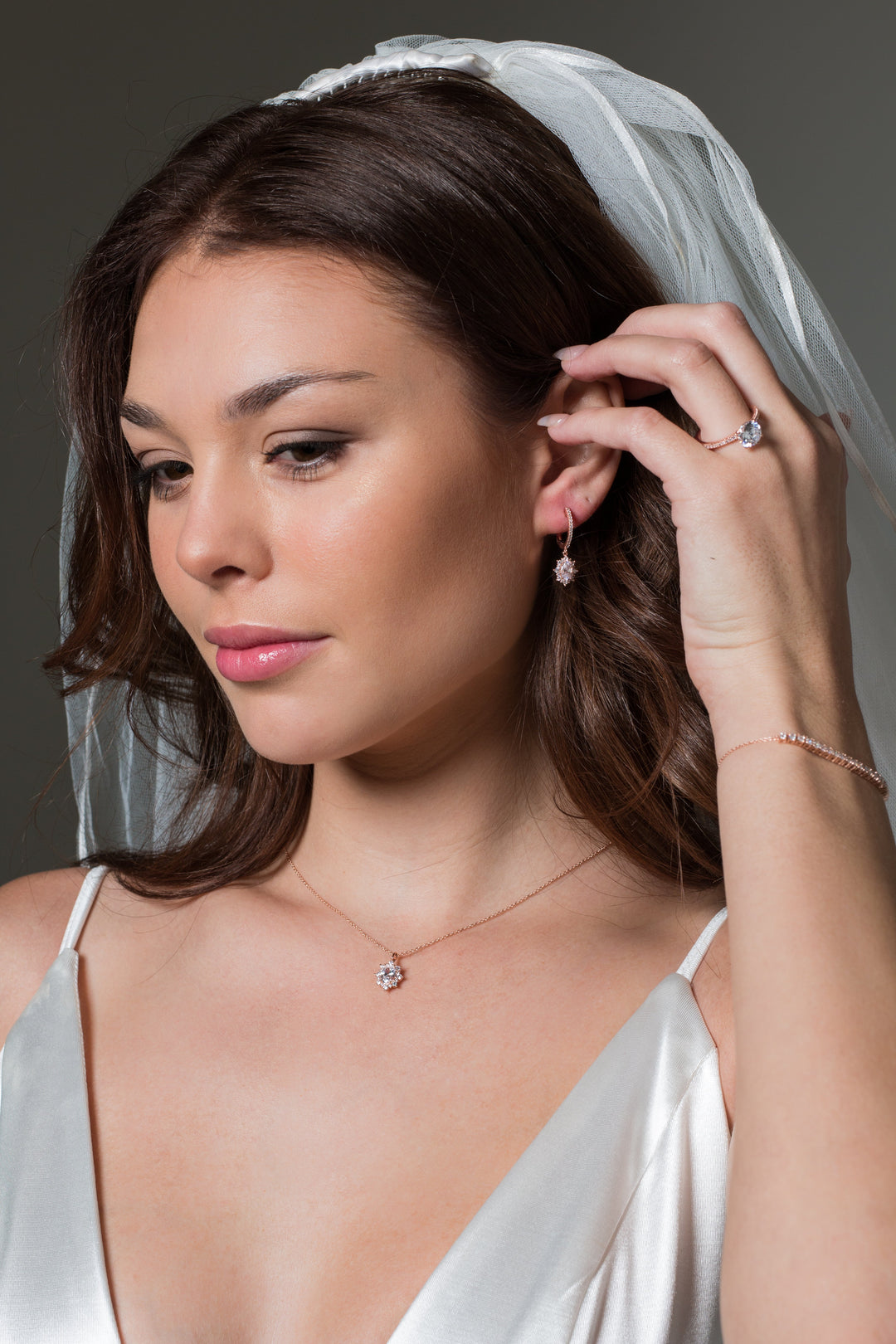 ICONIC BRIDAL ELOISE PENDANT ROSE GOLD
