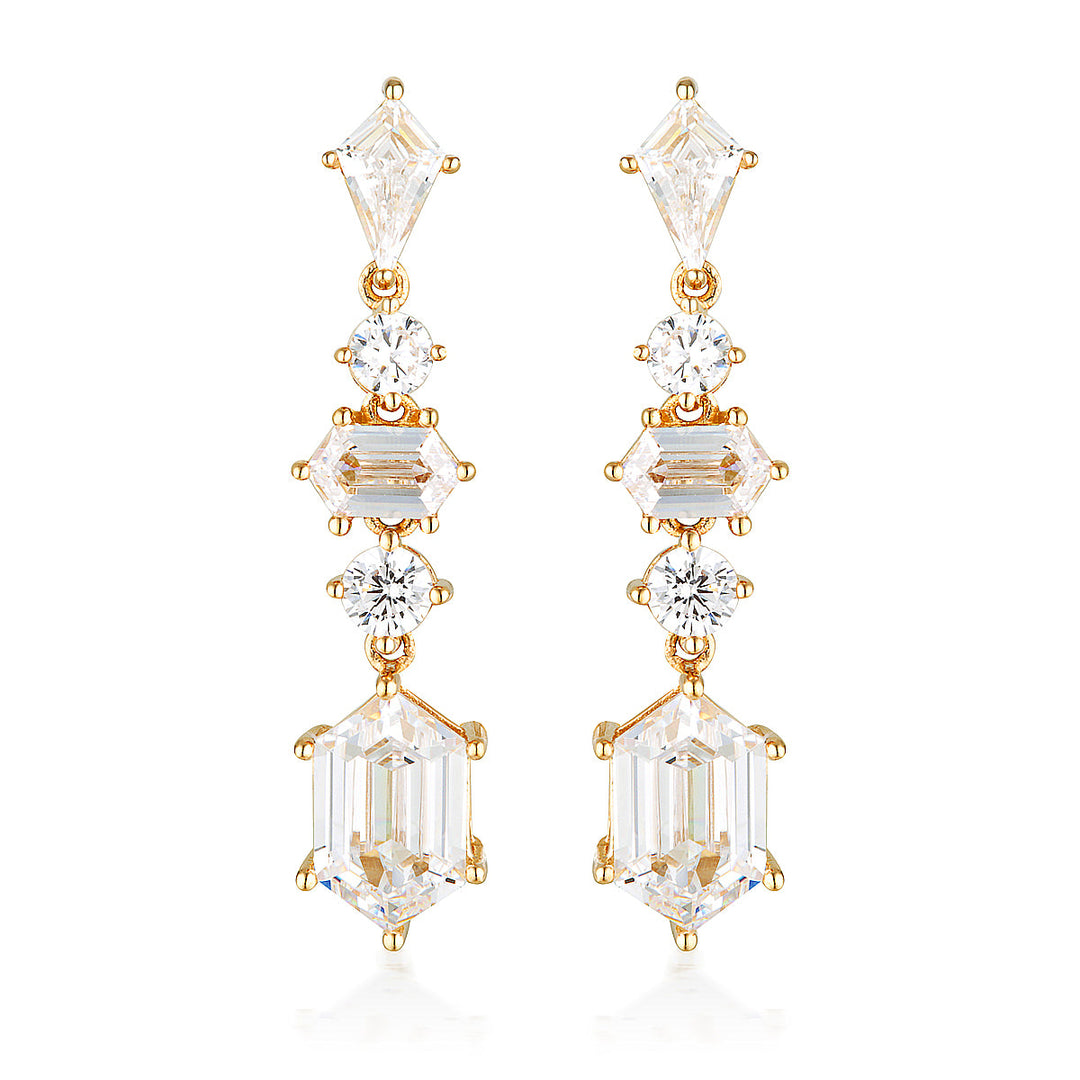 ROCK STAR SWORD GOLD EARRINGS
