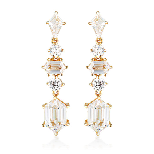 ROCK STAR SWORD GOLD EARRINGS