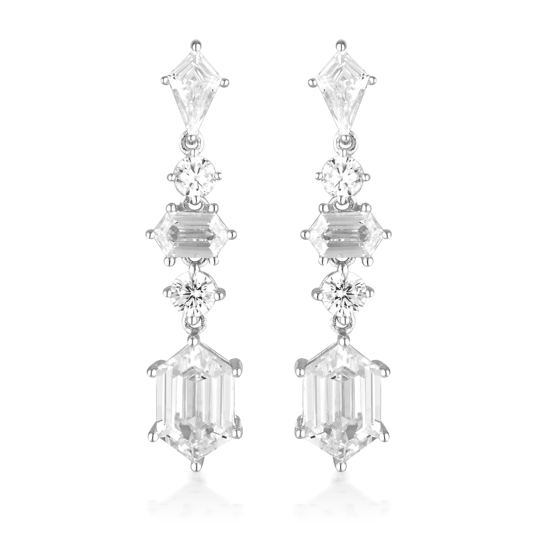 ROCK STAR SWORD SILVER EARRINGS