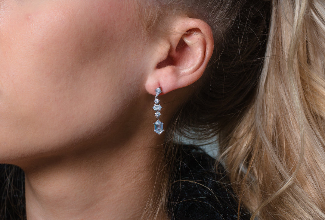 ROCK STAR SWORD SILVER EARRINGS