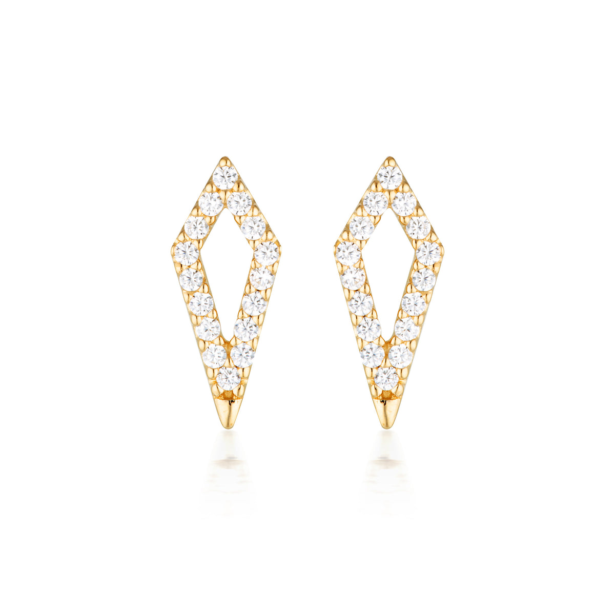 ROCK STAR KITE GOLD EARRINGS