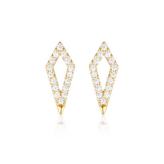 ROCK STAR KITE GOLD EARRINGS